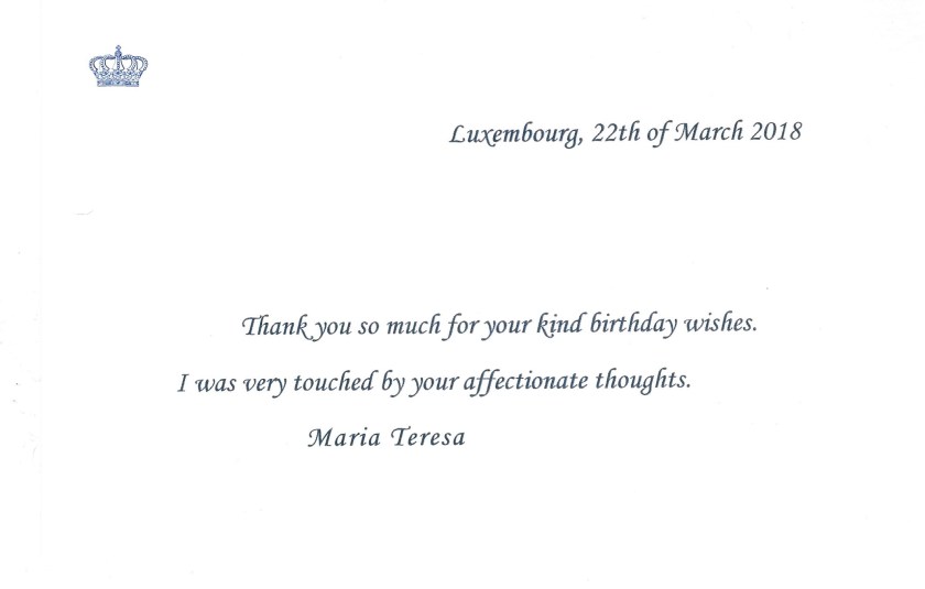 Grand Duchess Birthday