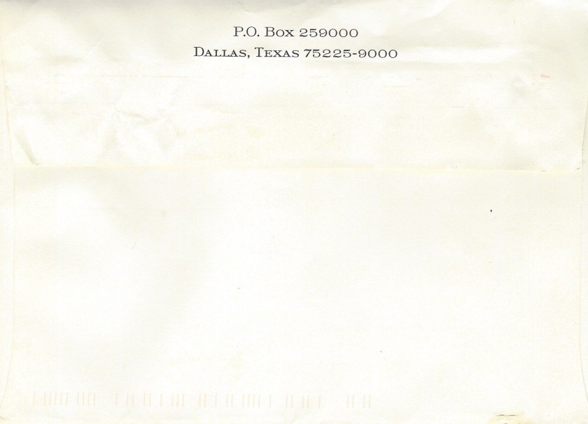 Envelope Reverse