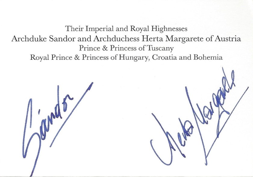 Herta Margarete &amp; Sandor Card Message