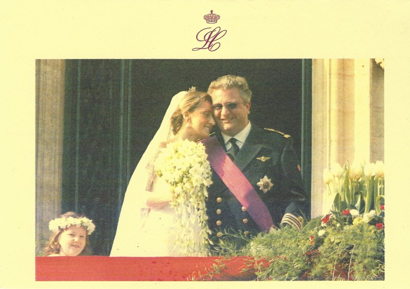 Prince Laurent and Princess Clare Wedding Front