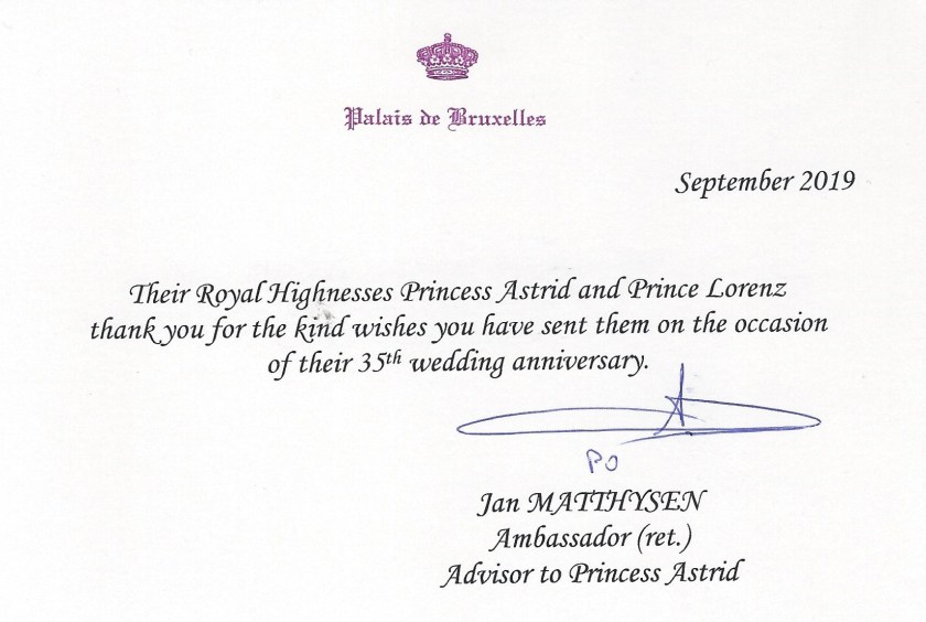 Prince Lorenz and Princess Astrid Wedding Anniversary
