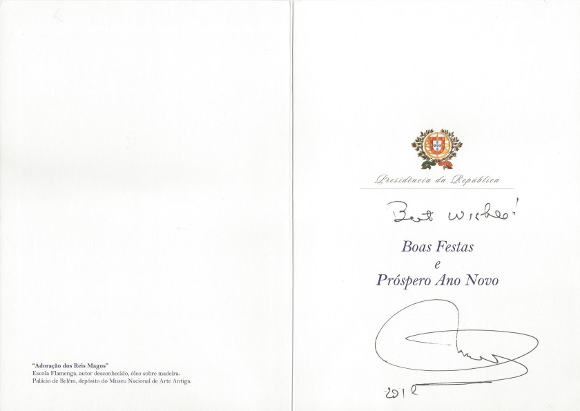 President of Portugal Christmas Card