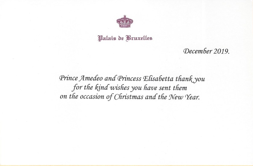 Prince Amedeo and Princess Elsiabetta Christmas