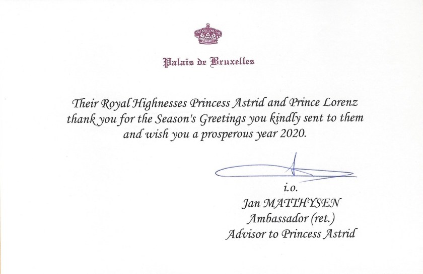 Prince Lorenz and Princess Astrid Christmas