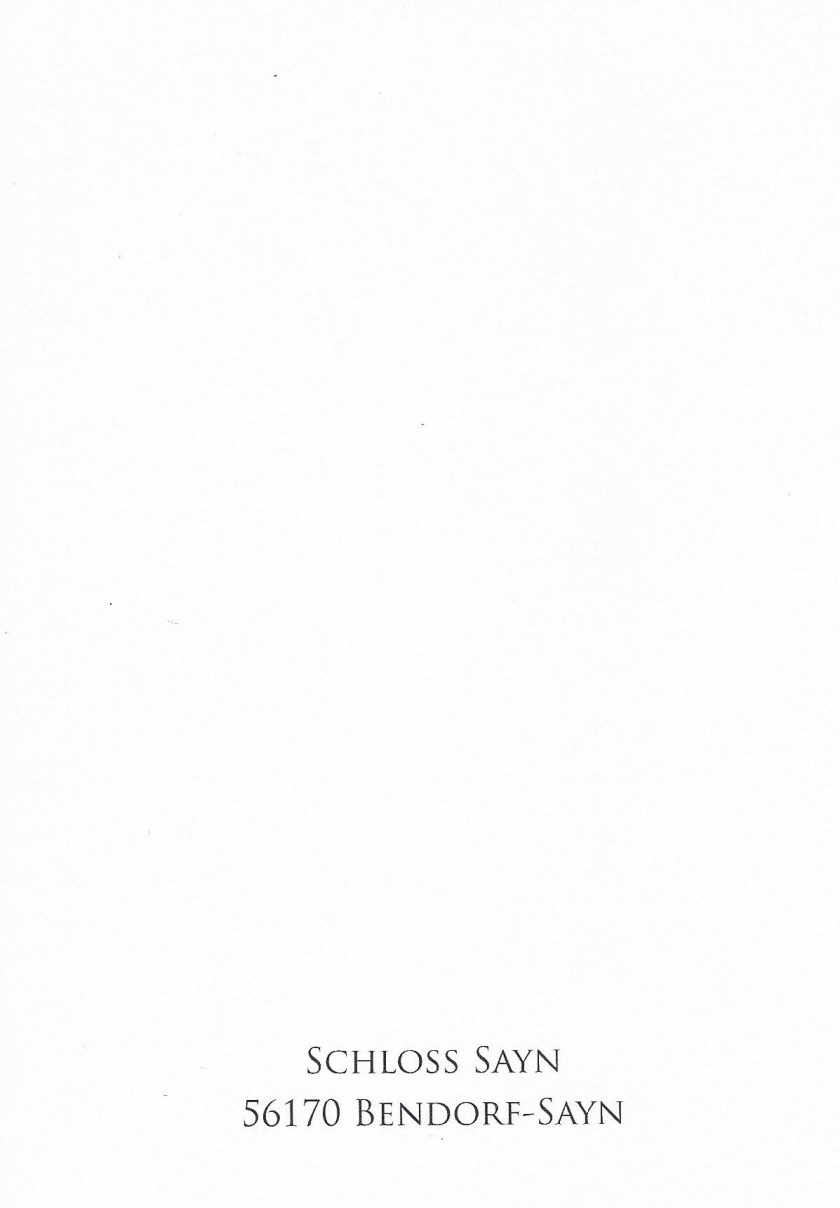 Alexander and Gabriela Easter Card Reverse