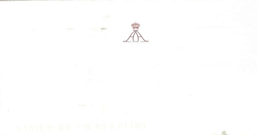 Prince Albert's Envelope Reverse