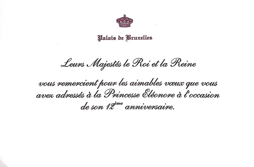 Princess Eléonore of Belgium 12th Birthday