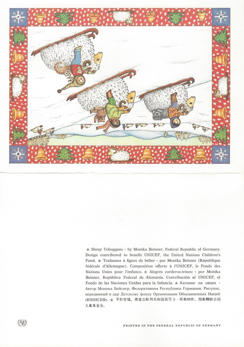 Beatrix and Claus Christmas Card Outisde