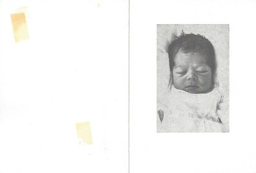 Birth of Nicolas Card Outside