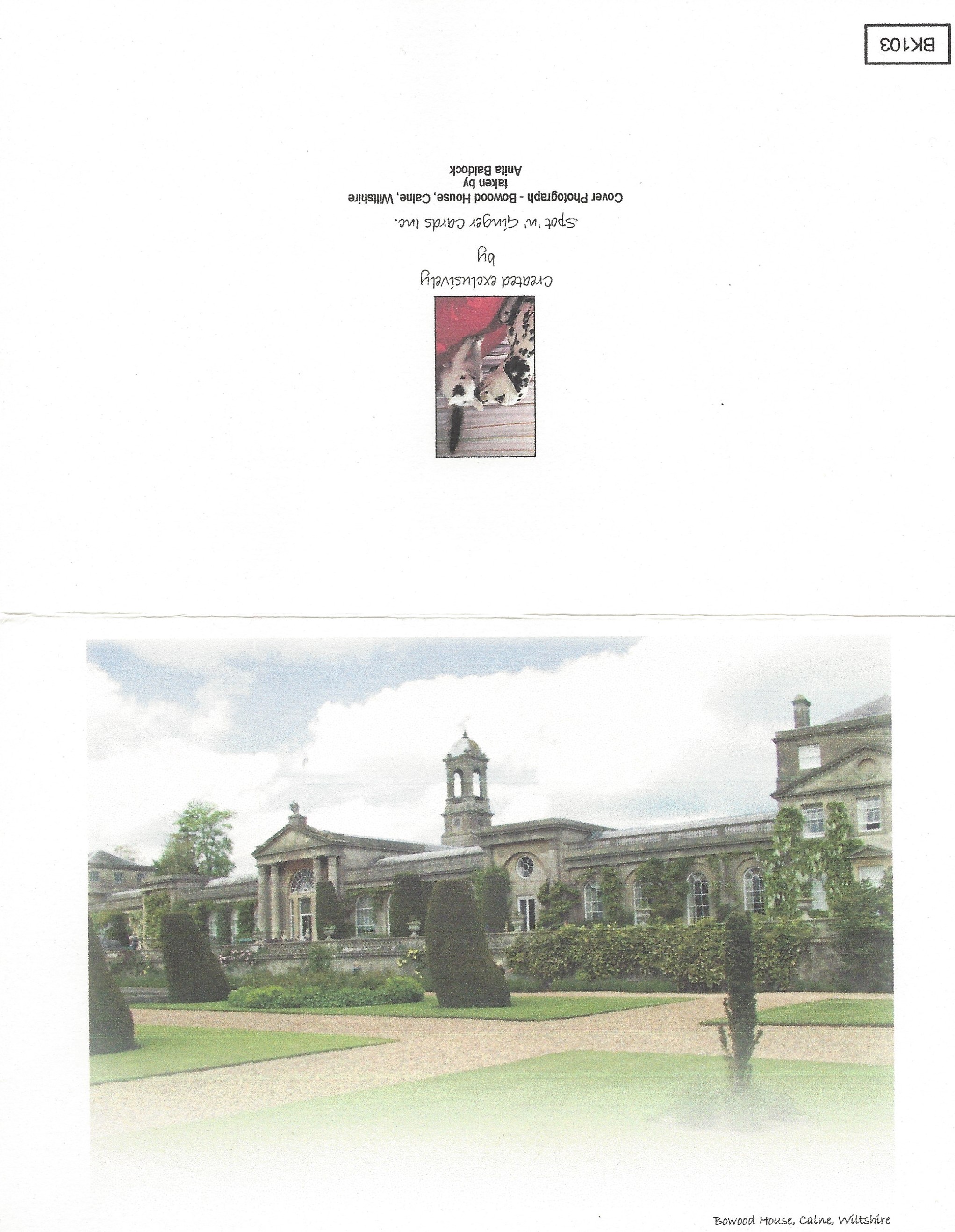 Birth of George, Viscount of Calne and Calstone Card Outside