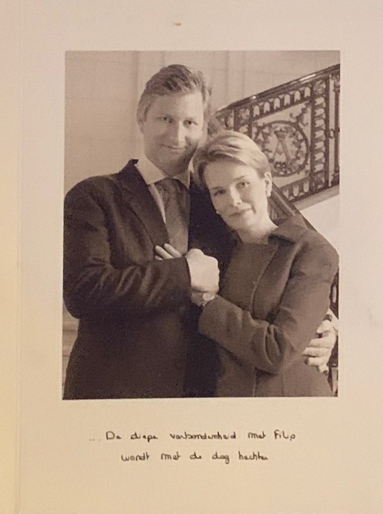 Mathilde, Duchess of Brabant 3oth Birthday Card Left